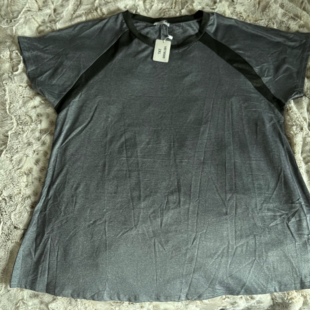 Grey workout shirt
